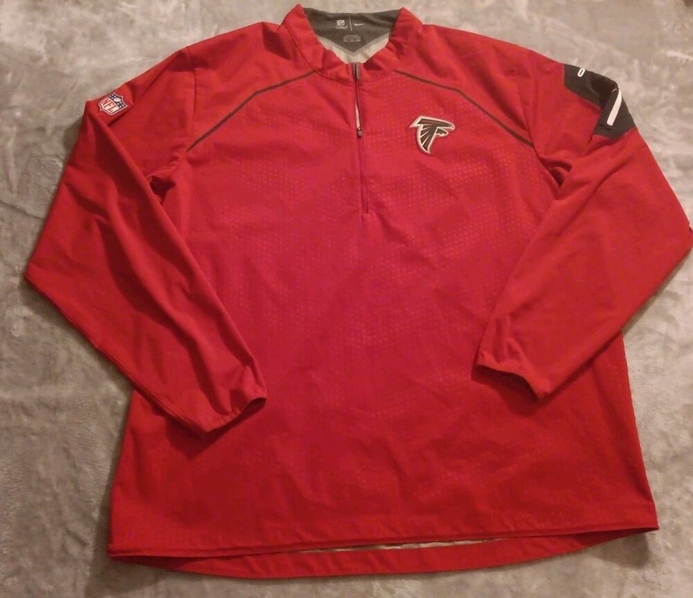 Atlanta Falcons Nike On Field Apparel Windbreaker Jacket Mens 2XL